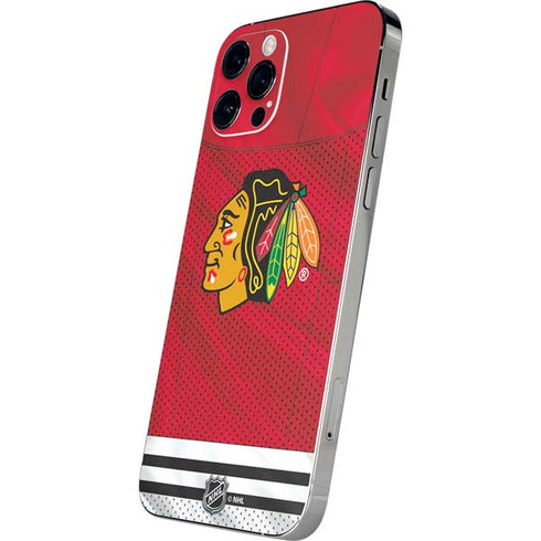 NHL Blackhawks Red Stripes iPhone 12 Pro Max Skin